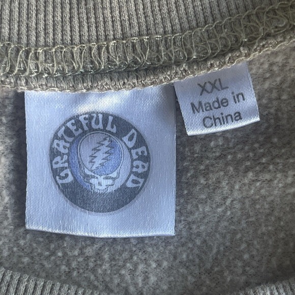 Grateful Dead Sweater Womens XXL 2X Band Bear Roses Multicolored Sweatshirt - Picture 4 of 10